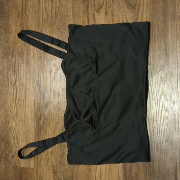 Danielle Bernstein Black Zippered Bustier Top ZZZ - Picture 1 of 5